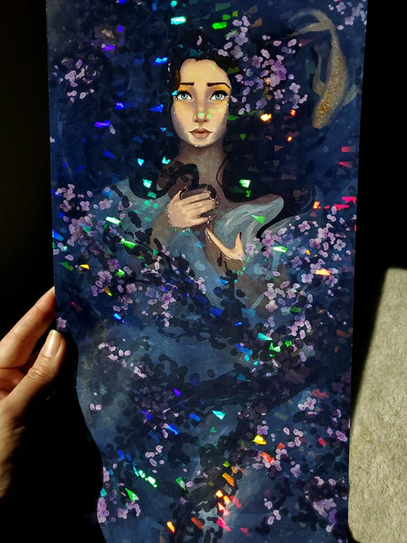 Pond Lady Holo Print