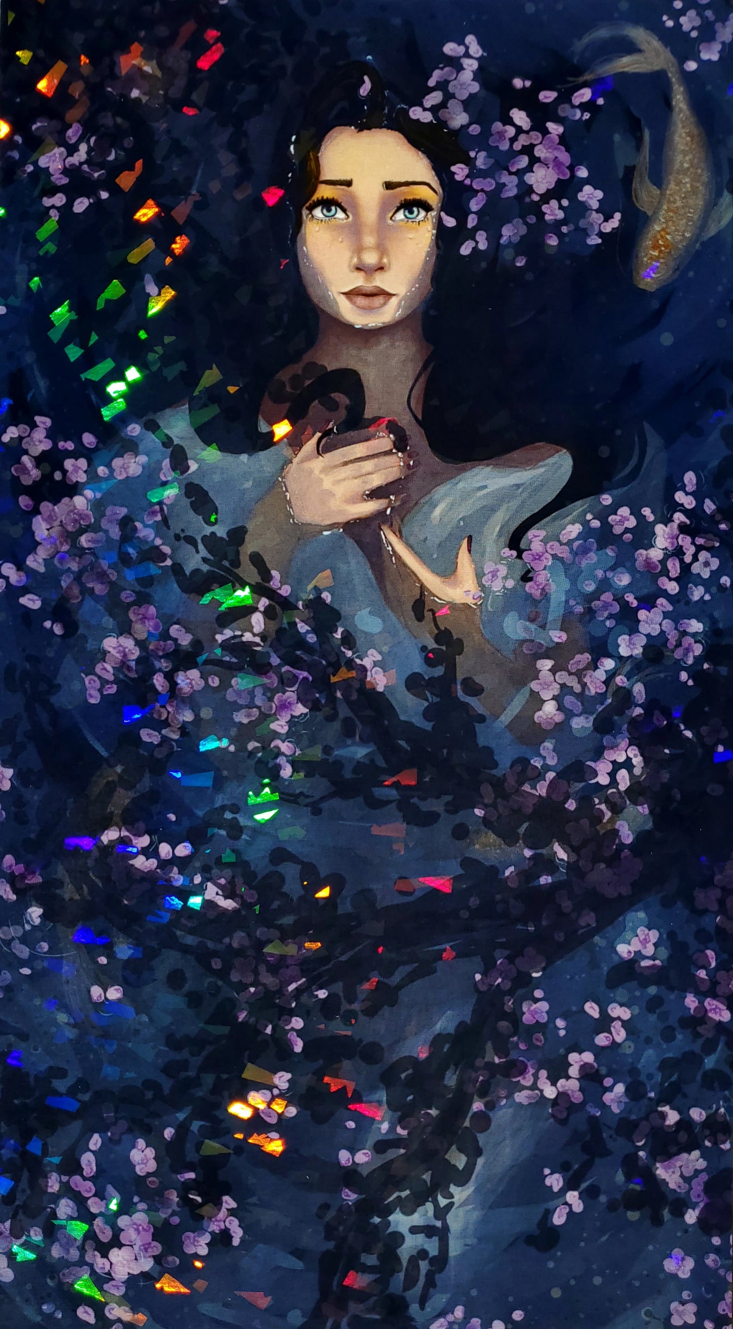 Pond Lady Holo Print