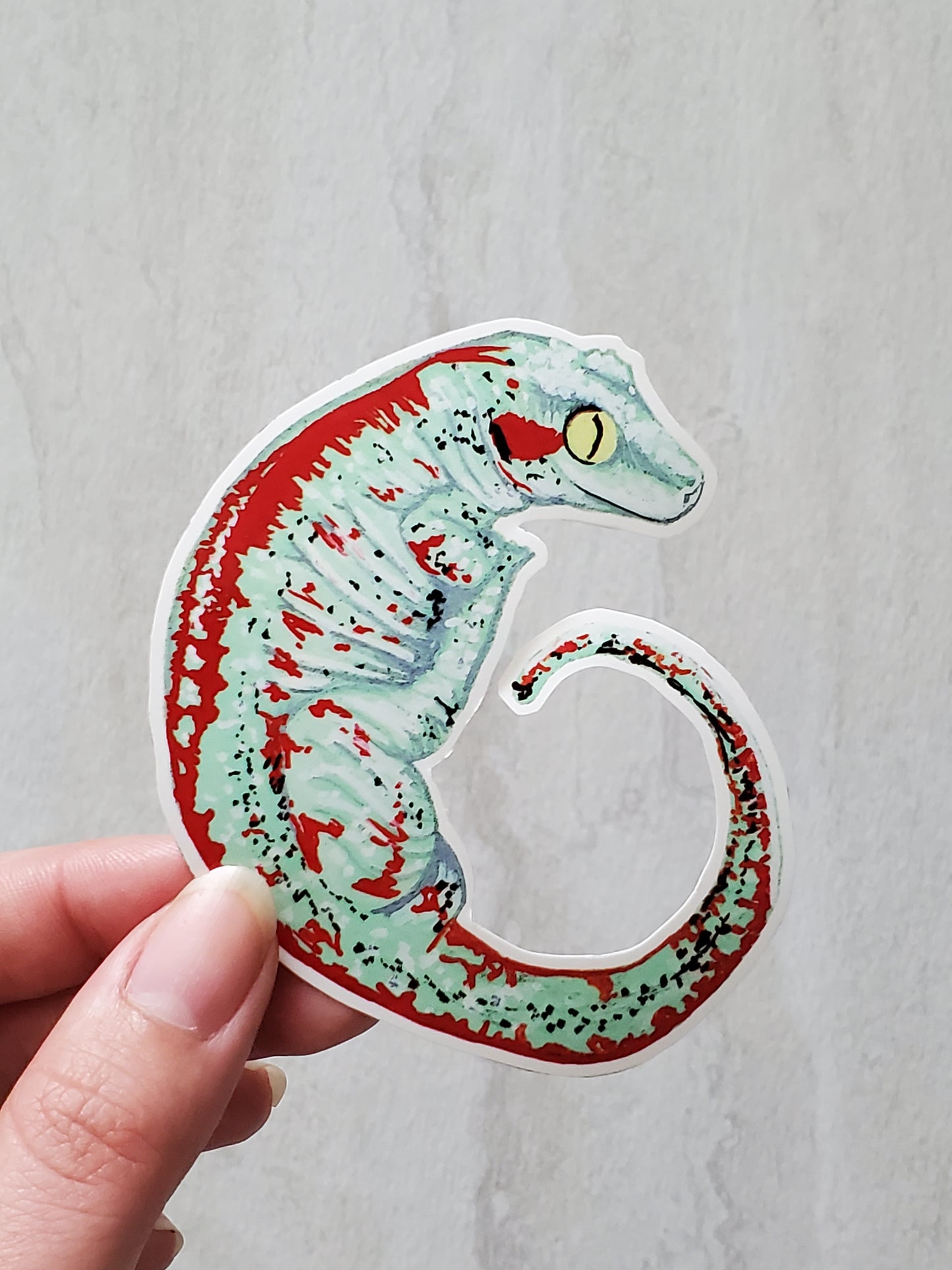 Gouache Gecko