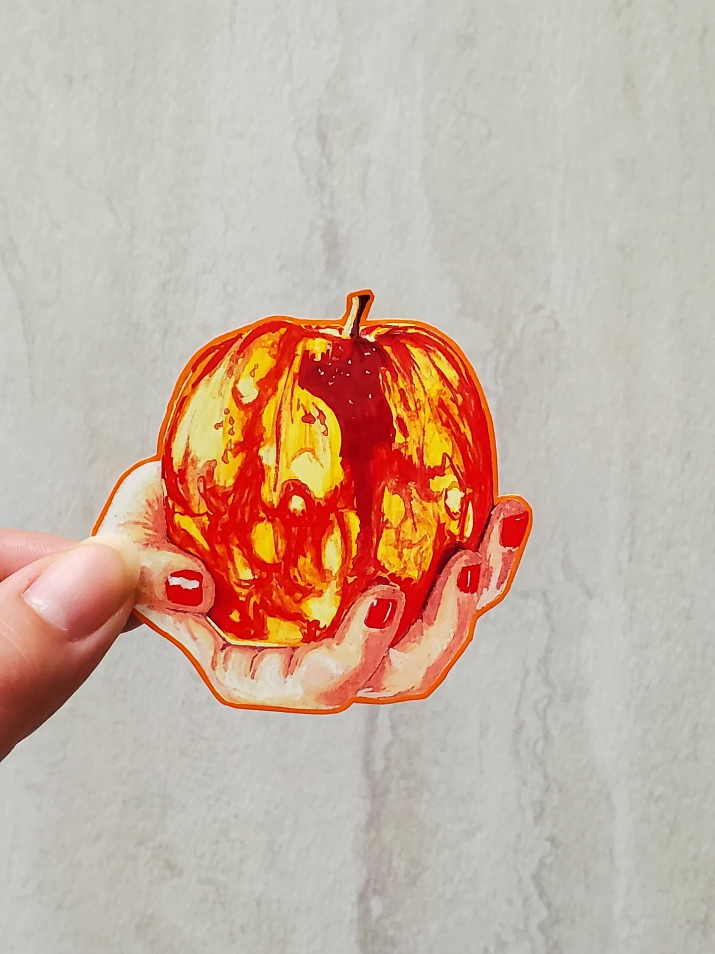 Gouache Apple