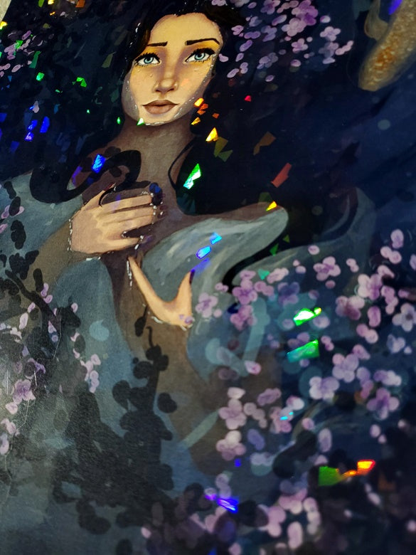 Pond Lady Holo Print